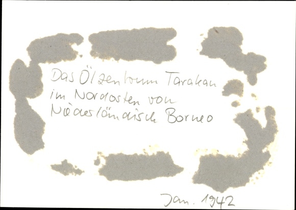 Zdjęcie Heinrich Hoffmann, centrum naftowe Tarakau na północno-wschodnim holenderskim Borneo