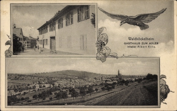 KP Waldböckelheim an der Nahe, Gasthaus zum Adler, panorama