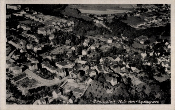 Ak Volmarstein Wetter an der Ruhr, Fliegeraufnahme