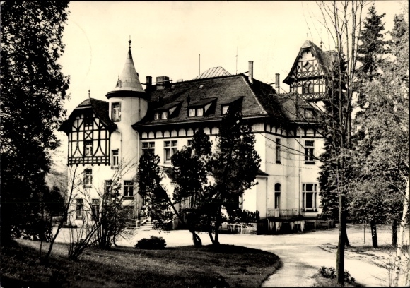 Postcard Wolfsgrün in the Ore Mountains, holiday home
