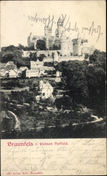 PC Braunfels on the Lahn, view from small courtyard