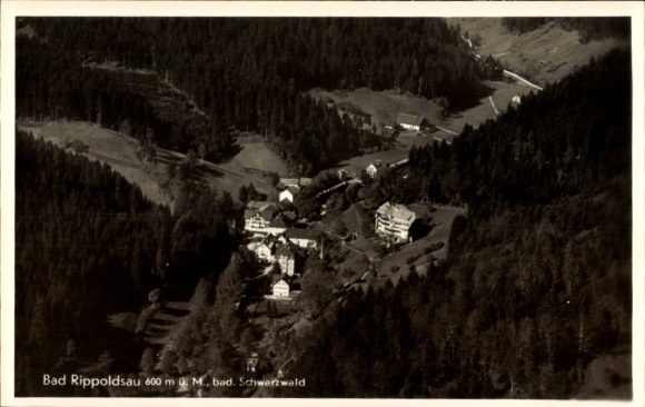 Ak Bad Rippoldsau Schapbach im Schwarzwald, Fliegeraufnahme