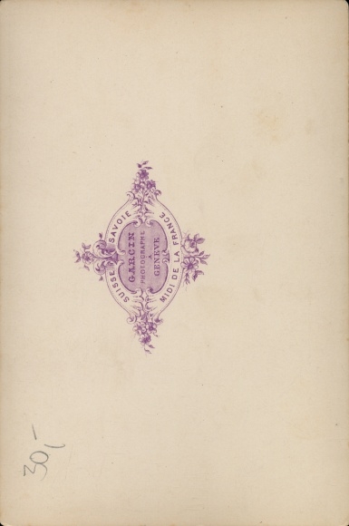 Cabinet photo of Villeneuve Canton of Vaud, 1881, Vue generale, L&#39;Hotel Byron