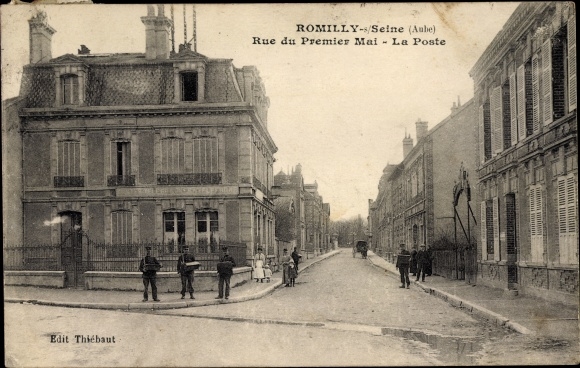 KP Romilly sur Seine Aube, Rue du Premier Mai, la Poste