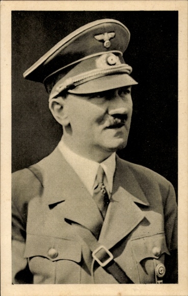 KP Führer i kanclerz Rzeszy Adolf Hitler, portret w mundurze partyjnym
