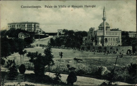 Postcard Constantinople Istanbul Türkiye, Yildiz Palace, Hamidié Mosque