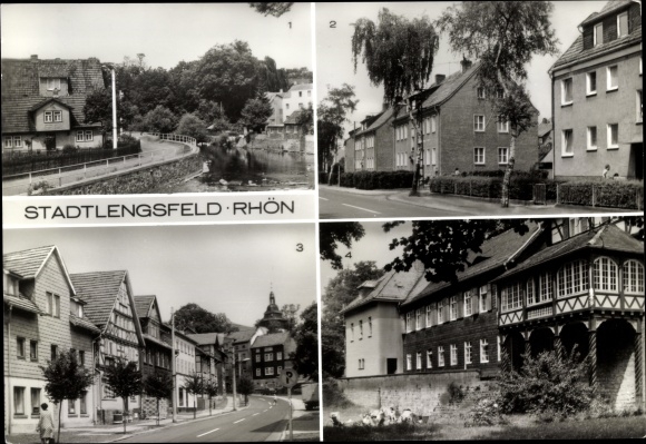 PC Stadtlengsfeld in Thuringia, Rhön, four views