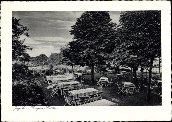 PC Langern Werne in Westphalia, hunting lodge, garden