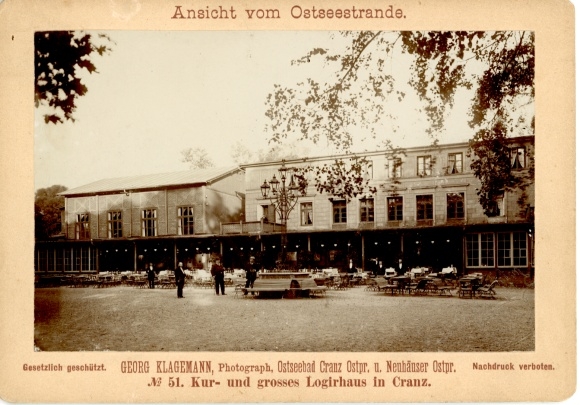zdjęcie Selenogradsk Nadbałtycki kurort Cranz Prusy Wschodnie, Kurhaus 1895
