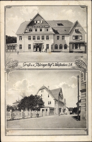 Ak Weißenborn Holzland Thüringen, Gasthof Thüringer Hof