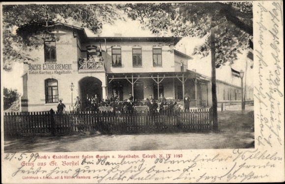 PC Hamburg Groß Borstel, Koch&#39;s establishment, restaurant