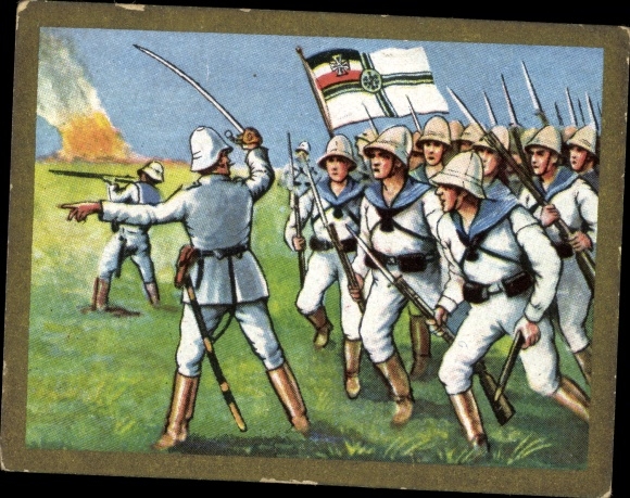 Collector's picture Everything for Germany Picture No. 254, Boxer Rebellion in China 1900