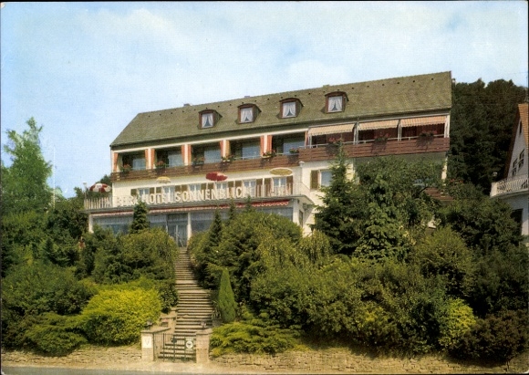 Postcard Vormwald Sommerkahl in the Spessart Lower Franconia, Berghotel Sonnenblick, exterior view