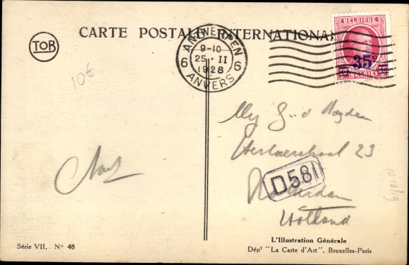 Postcard Anvers Antwerp Flanders, Kaserne St Joris