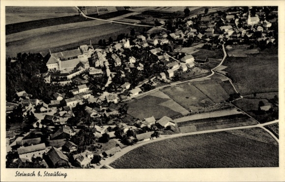 Ak Steinach in Niederbayern, Fliegeraufnahme