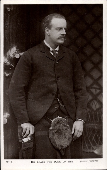 Ak His Grace the Duke of Fife, Portrait