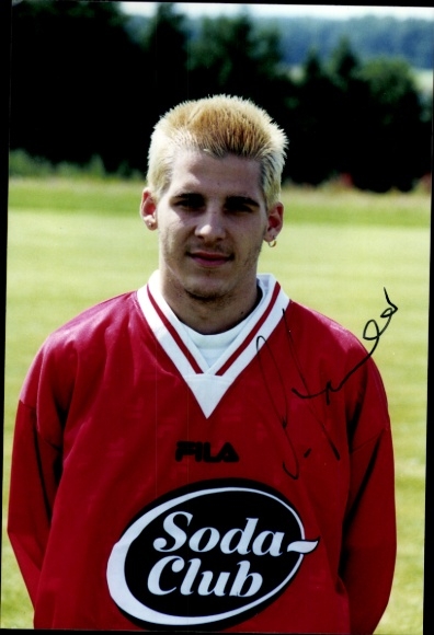 Autograph card footballer Ingo Vermeer, SV Wehen Wiesbaden, autograph