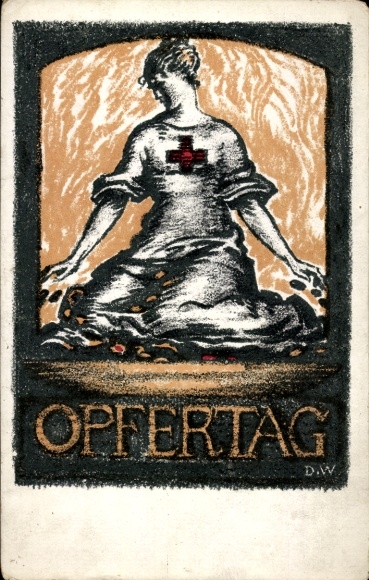 Artist PC Ditz, Walter, Day of Victims 1917, Bavarian State Committee of the Red Cross