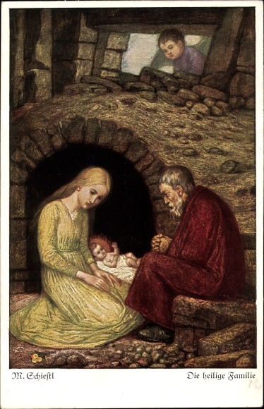 Artist PC Schiestl, Matthew, The Holy Family, Child Jesus