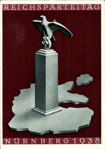 Postcard Reich Party Rally of the NSDAP Nuremberg 1938