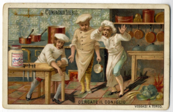 Liebig single picture picture 3 series A 87 S 177 picture puzzles I 1884