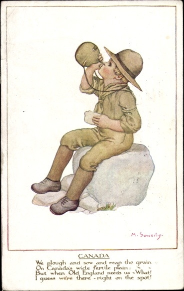 Artist PC Sowerby, M., Canada, Canadian Soldier, Sons of the Empire