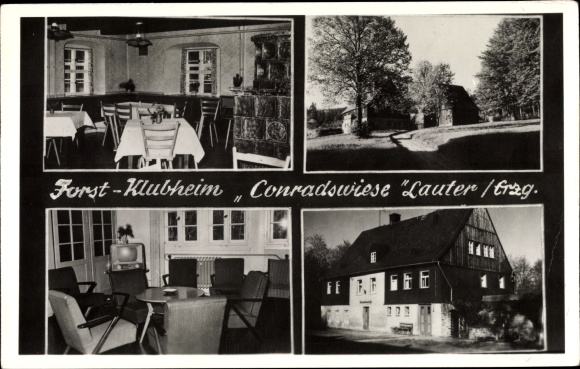 PC Lauter Conradswiese in the Ore Mountains of Saxony, Forst Klubheim, interior view