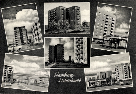 Ansichtkaart Hamburg Wandsbek Hohenhorst, hoogbouw