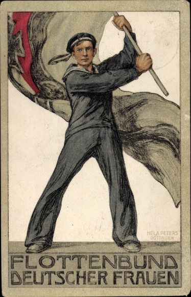 Artist PC Peters, Hela, Fleet Association of German Women, Sailor, Empire