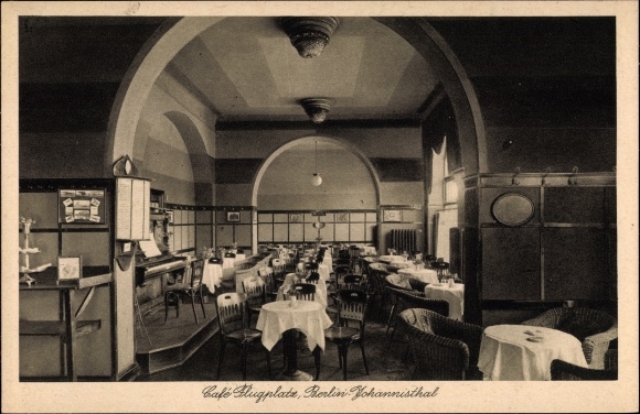 PC Berlin Treptow Johannisthal, Cafe Flugplatz, Sternplatz 11, interior view