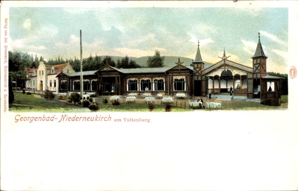 Postcard Niederneukirch Neukirch in the Lausitz, Georgenbad, Valtenberg