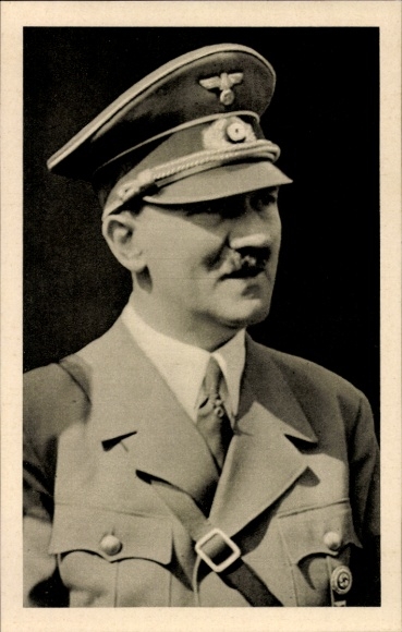 KP Führer i kanclerz Rzeszy Adolf Hitler, portret w mundurze partyjnym