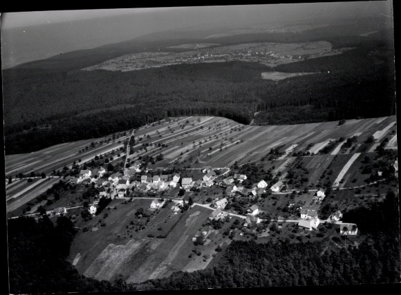 Photo Freiolsheim Gaggenau in the Murgtal Black Forest, aerial photograph