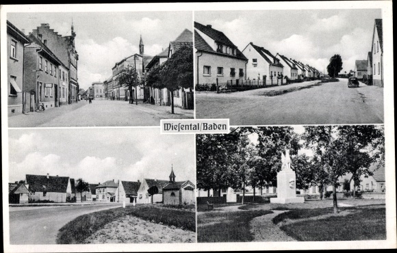 PC Wiesental Waghäusel, monument, street section