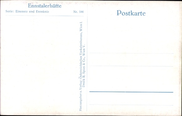 Postcard Admont Styria, Ennstaler Hut