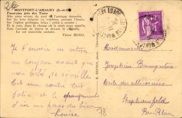 PC Montfort l'Amaury Yvelines, Panorama pris des Tours