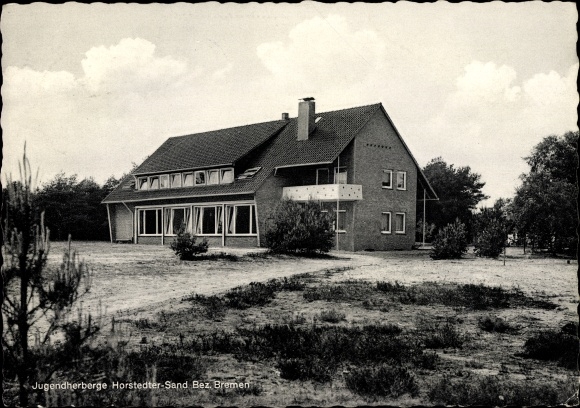 Postcard Horstedt Prinzhöfte Lower Saxony, youth hostel Horstedter Sand