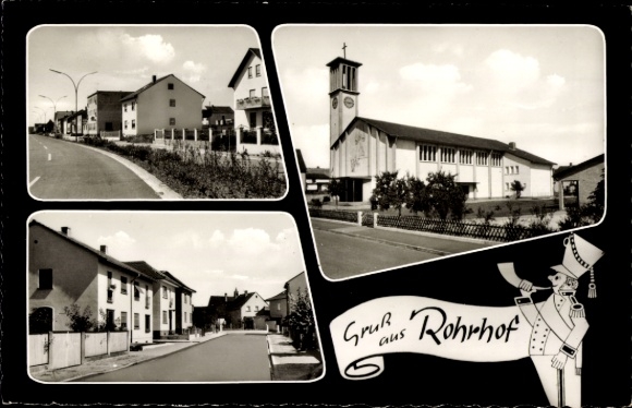 PC Rohrhof Brühl in Baden, church, street views