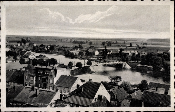 PC Oderberg in the Mark, panorama from the Albrechtsberg