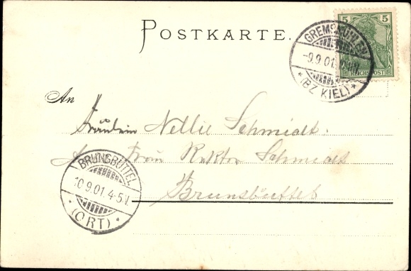 Kunstenaar litho Biese, C., Malente in Ostholstein, Kellersee, Hotel