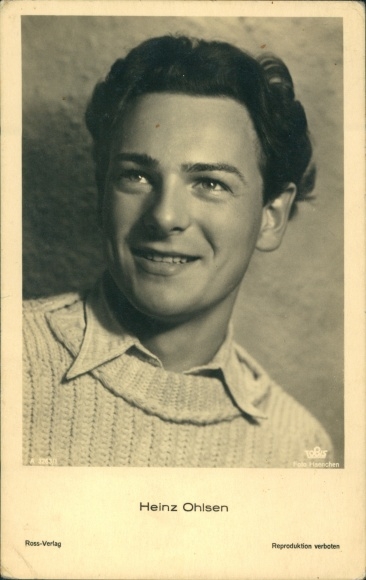 Postcard actor Heinz Ohlsen, portrait