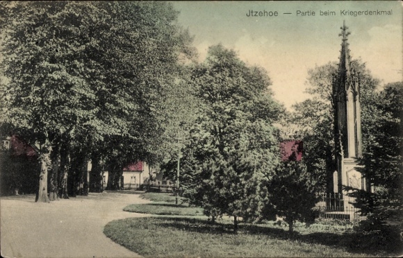 Ak Itzehoe in Holstein, oorlogsmonument