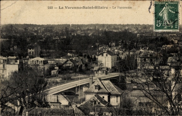 Ak La Varenne Saint Hilaire Val de Marne, Panorama
