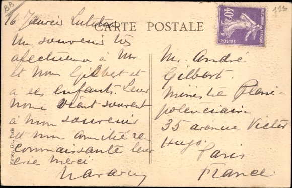 Postcard Paquebot Lutetia, luxury cabin, South Atlantic Navigation Company