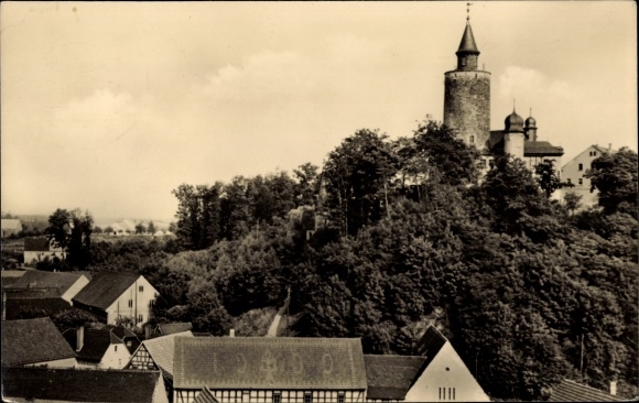 Postcard Posterstein in Altenburger Land, Posterstein Castle
