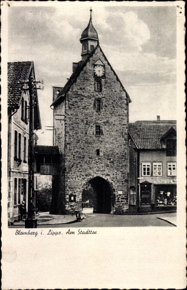 Ak Blomberg in Lippe, Am Stadttor