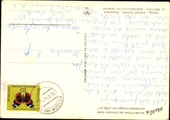 Postcard Mecki the Hedgehog, Happy Holidays, Hedgehog Children on the Beach, Sand Castle