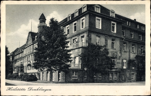 Postcard Denklingen Oberbayern, sanatorium, exterior view