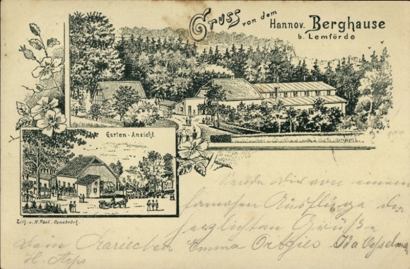 Ak Lemförde in Nedersaksen, Gasthaus Hannoversches Berghaus