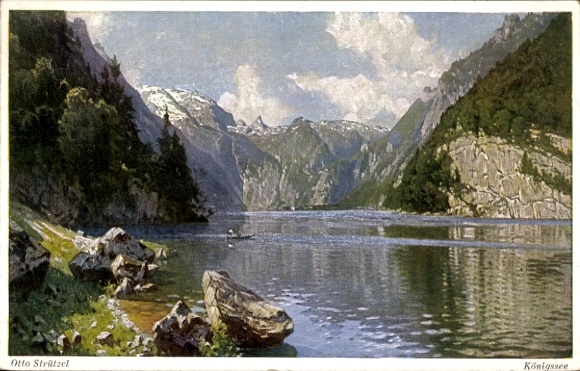 Artist Postcard Strützel, Otto, Königsee